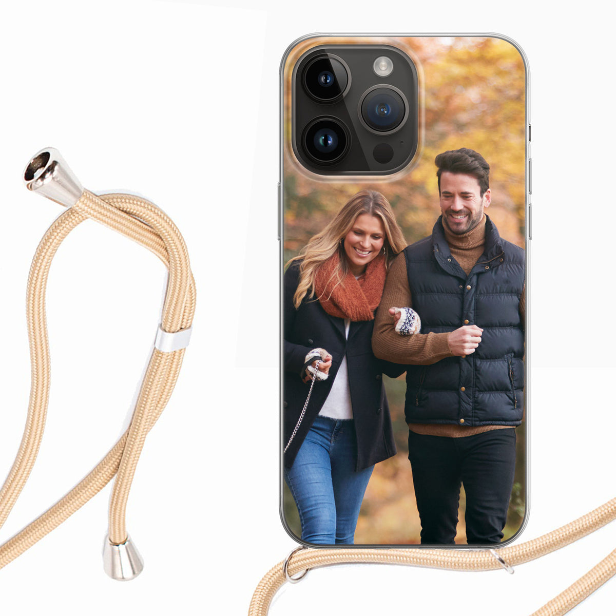 iPhone 15 Pro Max Handyhülle mit Bändel Selbst Gestalten – LieblingsCases