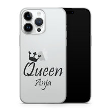 Lade das Bild in den Galerie-Viewer, handyhuelle personalisieren mit name queen, iphone huelle personalisiert