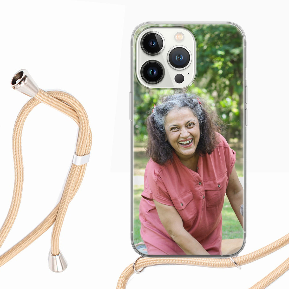 iPhone 13 Pro Handyhülle mit Bändel Selbst Gestalten – LieblingsCases
