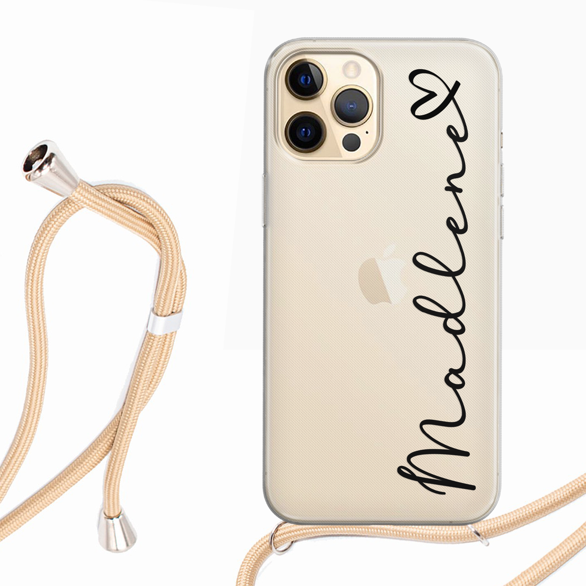 Handyhülle mit Band Personalisiert Name mit Herz – LieblingsCases