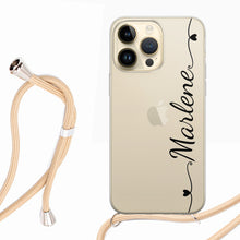 Lade das Bild in den Galerie-Viewer, handyhülle mit name, personalisierte handyhülle mit bändel