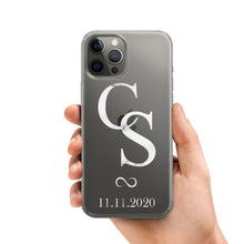 Lade das Bild in den Galerie-Viewer, Personalisierte Handyhülle Initialen & Wunschdatum