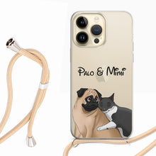 Lade das Bild in den Galerie-Viewer, handyhülle mit band, personalisierte handyhülle, cartoon handyhülle