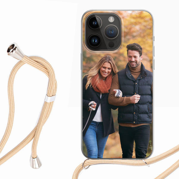 iPhone 15 Pro Max Handyhülle mit Bändel Selbst Gestalten – LieblingsCases