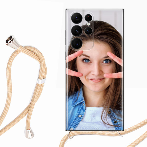 Samsung S24 Ultra Handyhülle mit Bändel Selbst Gestalten – LieblingsCases