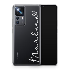 Handyhülle Xiaomi Personalisiert Name mit Herz