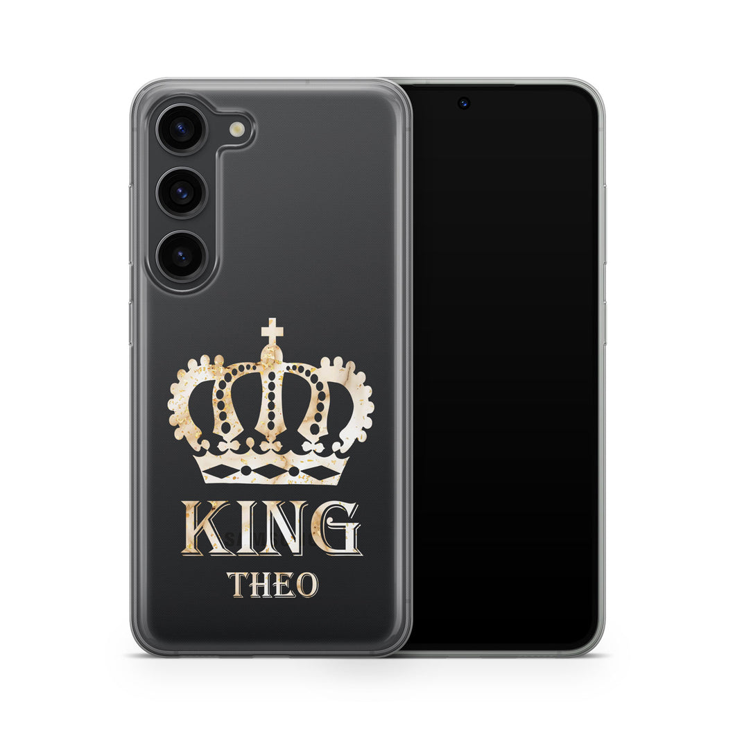 Personalisierte Samsung Handyhülle mit Name | King
