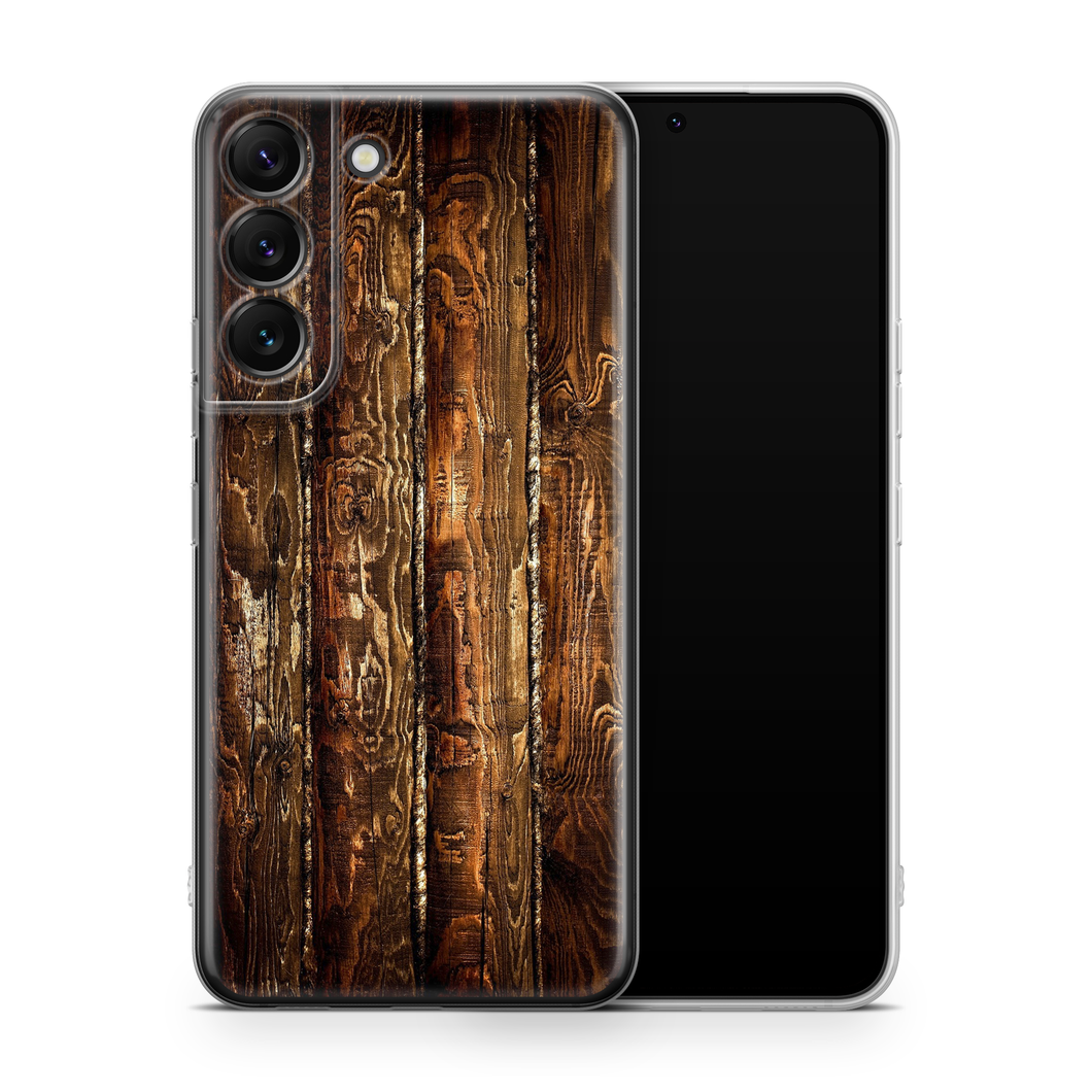 Handyhülle personalisiert Xiaomi Burned Holzmotiv