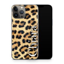 Lade das Bild in den Galerie-Viewer, handyhülle personalisiert mit name, iphone hülle leopard
