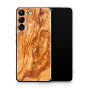 Handyhülle personalisiert Xiaomi Oliven Holzmotiv